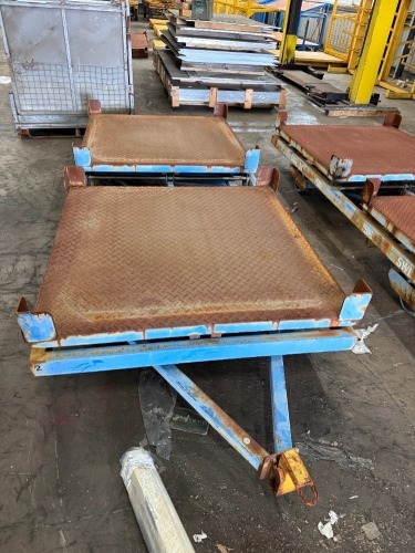 1 x Heavy Duty Pallet Tug Trailer