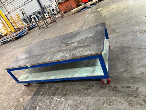 Custom Built Metal Frame Trolly