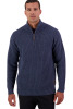 Swanndri Chalky Island Waffle Jumper - Oceanview - SW225313M P12059945 - Size L