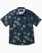 Salty Crew - Badland Short Sleeve Tech Woven - Navy - 21035128 - Size M