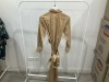 Witchery Cotton Sateen Shirt Dress - Washed Sand - 60287313 - Size 10 - 3