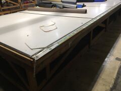 Heavy Duty Timber Framed Demountable Fabric Layout Table - 2