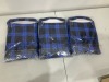 Bundle of 3 x Pilbara Collection - Flannelette Shirt Closed Front - Blue/Black - RM123CSF - Size 7XL - Total RRP $74.85 - 2