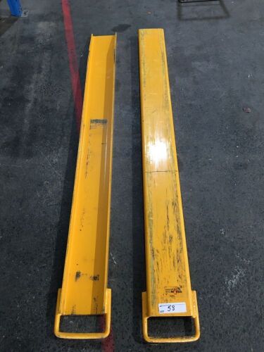 Pair Teamstar Heavy Duty Steel Framed 1.8m Forklift Slippers