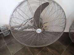 Quantity of 2 x Wall Mountable Industrial Fans - 4