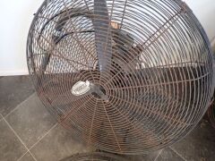 Quantity of 2 x Wall Mountable Industrial Fans - 4