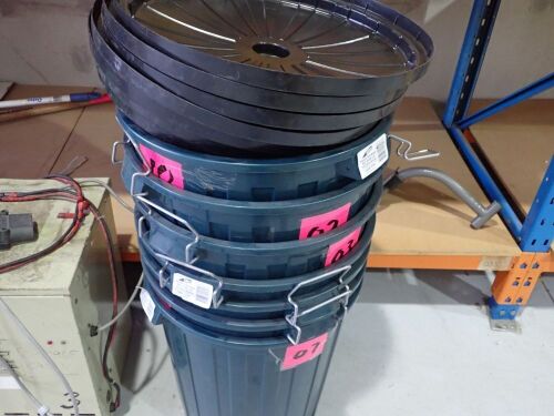 Quantity of 7 x Plastic Bins (Located in Darra, QLD)