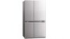Mitsubishi 710L Glass Grande French Door Fridge - Silver MRL710ENGSLA