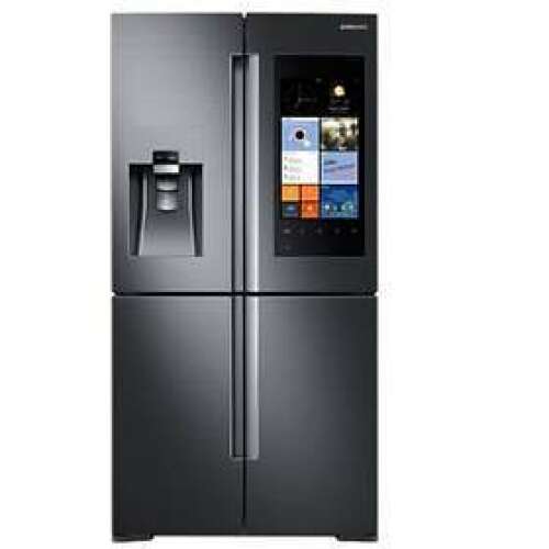Samsung Black Steel 670L Family Hub Refrigerator - SRF670BFH