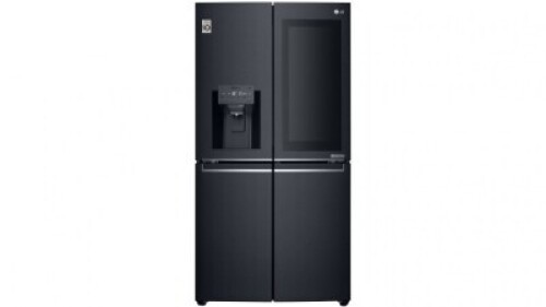 LG 708L InstaView Door-in-Door French Door Fridge - Matte Black GF-V708MBSL