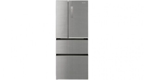 Panasonic 653L Premium Glass Door Finish French Door Fridge - Silver NRD655XGSAU