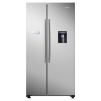 Hisense 624L Side by Side Fridge / Freezer HR6SBSFF624SW