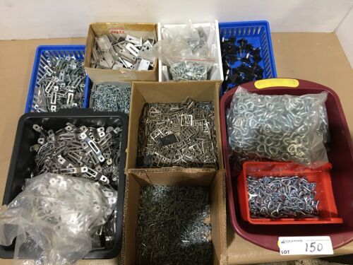 Large Quantity Assorted Buckles, Roof Rack Slides, Eye Bolts etc