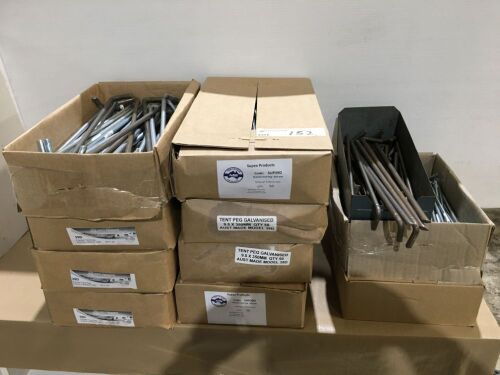 11 x Boxes Assorted Tent Pegs