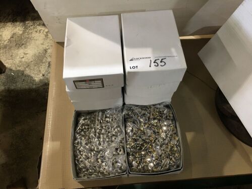 10 x Boxes Assorted Press Studs each 5 Boxes