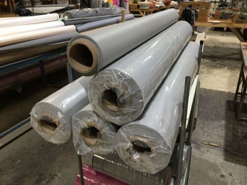14 x Full and Part Rolls Vinyl Fabric and Offcut