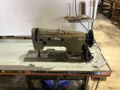 Brother Motorised Heavy Duty Single Needle Plain Sewing Machine Model: LS2-B837