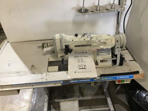 Seiko Motorised Heavy Duty Single Needle 3/16 Gauge Plain Sewing Machine