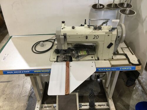 Seiko Motorised 20mm Twin Needle Plain Sewing Machine