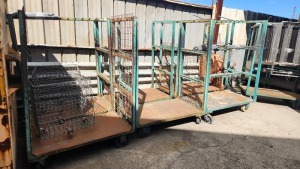 8 x Heavy Duty Stock Trolleys