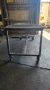 Steel Frame Mobile Work Bench, Timber Top - 2