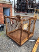 Lifting Victoria Man & Materials Cage, SWL 350Kg