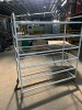 6 Tier Shelving Trolley Tubular Frame - 2