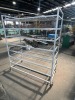 8 Tier Shelving Trolley Tubular Frame