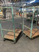 2 x Heavy Duty Stock Trolleys