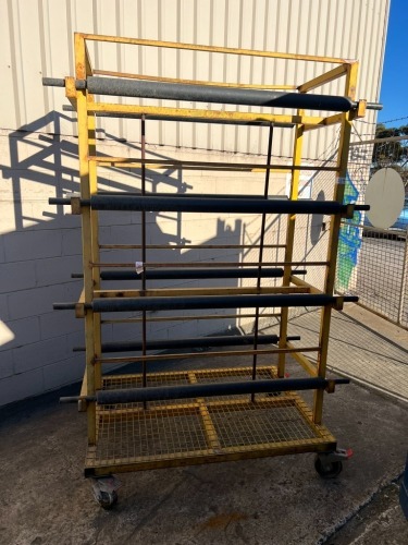 Purpose Built 8 Roll Stock Trolley