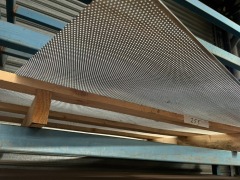 Qty of 1 Perforated Aluminium Sheet