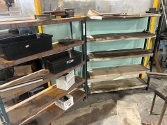 Qty of 6 Shelving Units with 5 Tiers