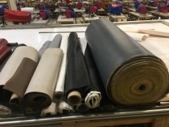 Lot Assorted Vinyl and PVC Sheet, Flooring and Upholstered Material - 3