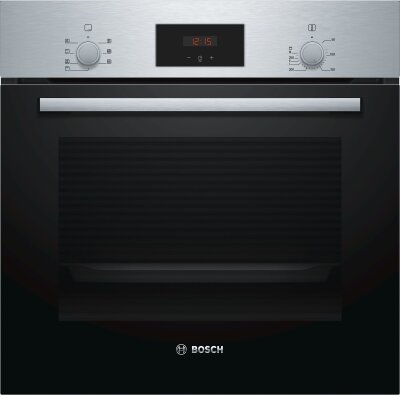 Bosch Cook Pack HBF133BS0A 60cm Oven and PBH6B5B60A Cooktop
