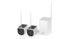 Swann MaxRanger4K Solar Security System with Longest Range Wireless and 64GB SD Card - 2 Pack