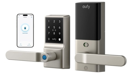 eufy Security C33 Smart Lever Lock - Nickel - T85L0C21