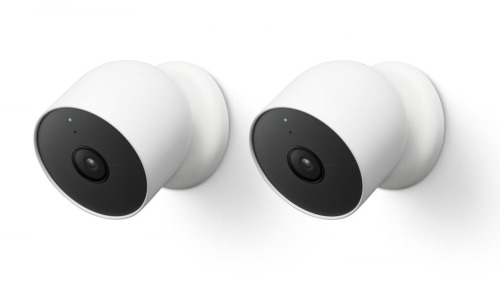 Google Nest Cam (Outdoor or Indoor, Battery) - 2 Pack GA01894-AU