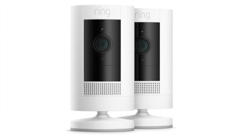 Ring 2-Pack Outdoor Camera (Stick Up Cam) Battery - White B0CCJZLC5N