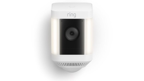 Ring Spotlight Cam Plus Battery Security Camera - White B09JZ5BG26
