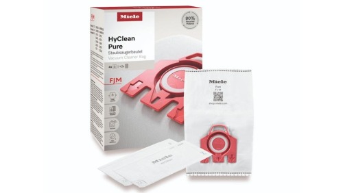 5 x Miele FJM HyClean Pure Vacuum Cleaner Bag - Red