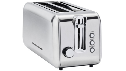 Morphy Richards Equip 4 Slice Long Slot Toaster - Stainless Steel