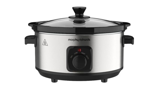 Morphy Richards 3.5L Slow Cooker - Stainless Steel