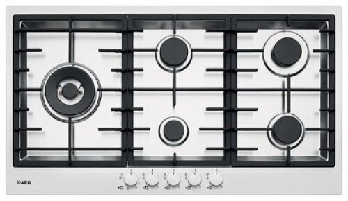 AEG HG90FXA 90cm Stainless Steel Gas Cooktop