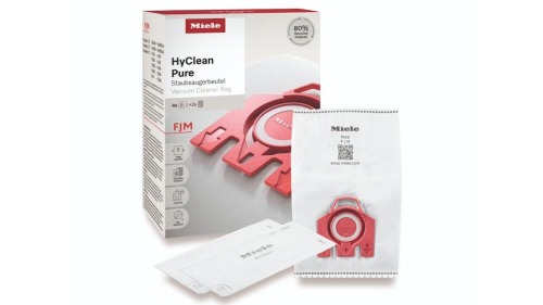 7 x Miele FJM HyClean Pure Vacuum Cleaner Bag - Red