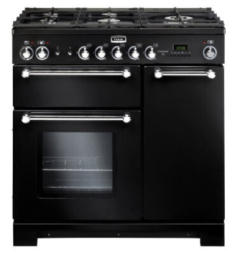 Falcon KCH90DFFBL-CH 90cm Freestanding Dual Fuel Oven/Stove