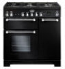 Falcon KCH90DFFBL-CH 90cm Freestanding Dual Fuel Oven/Stove
