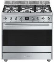 Smeg 90cm Freestanding Dual Fuel Oven/Stove CS9GMXA
