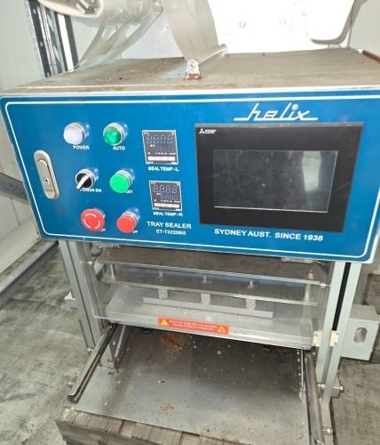 $18,000 Estimated New Cost - Helix 4-Pocket Semi-Automatic Tray Sealer