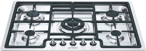 Smeg PGA75-4 72cm Classic Aesthetic Natural Gas Cooktop