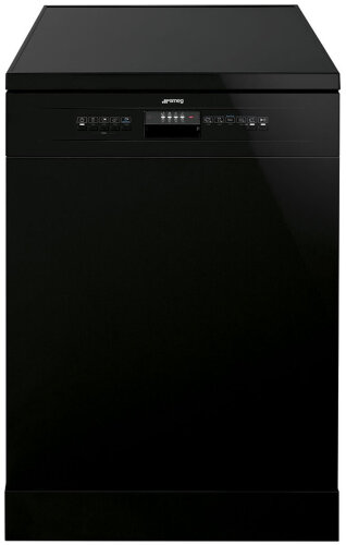 Smeg Black 60cm Freestanding Dishwasher DWA6314B2